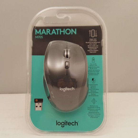 LOGITECH Marathon Mouse M705 Part # 910-001935 NEW - Picture 1 of 6